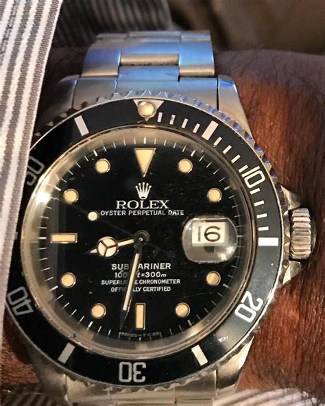 rolex tritium patina